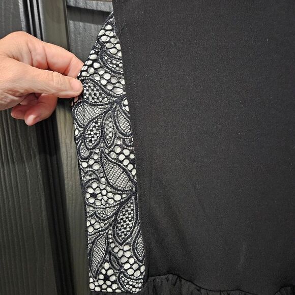 Weissman NWOT child medium black romper dance costume contemporary solo lyrical - Picture 4 of 9